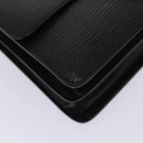 LOUIS VUITTON Epi Bicolor Free Run Shoulder Bag Black Blue M52415 LV Auth 79972-16