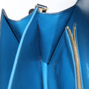 LOUIS VUITTON Epi Bicolor Free Run Shoulder Bag Black Blue M52415 LV Auth 79972-24