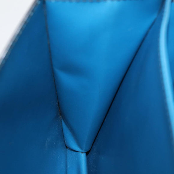 LOUIS VUITTON Epi Bicolor Free Run Shoulder Bag Black Blue M52415 LV Auth 79972