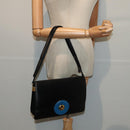 LOUIS VUITTON Epi Bicolor Free Run Shoulder Bag Black Blue M52415 LV Auth 79972-28