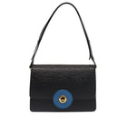LOUIS VUITTON Epi Bicolor Free Run Shoulder Bag Black Blue M52415 LV Auth 79972-13