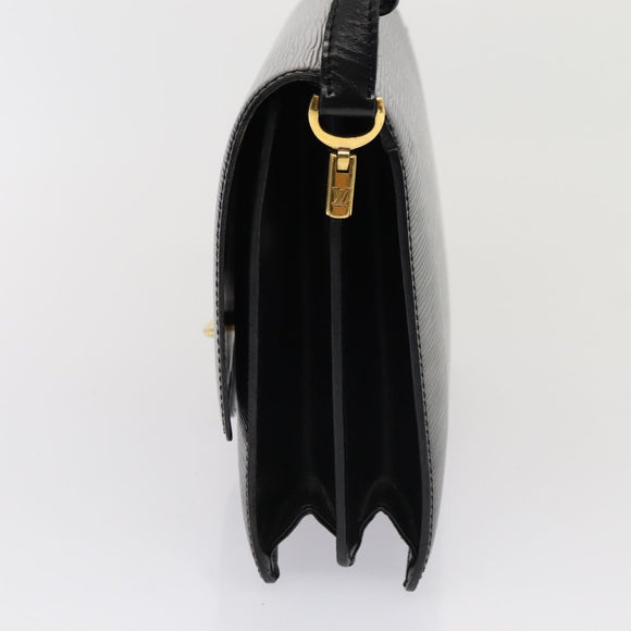 LOUIS VUITTON Epi Bicolor Free Run Shoulder Bag Black Blue M52415 LV Auth 79972