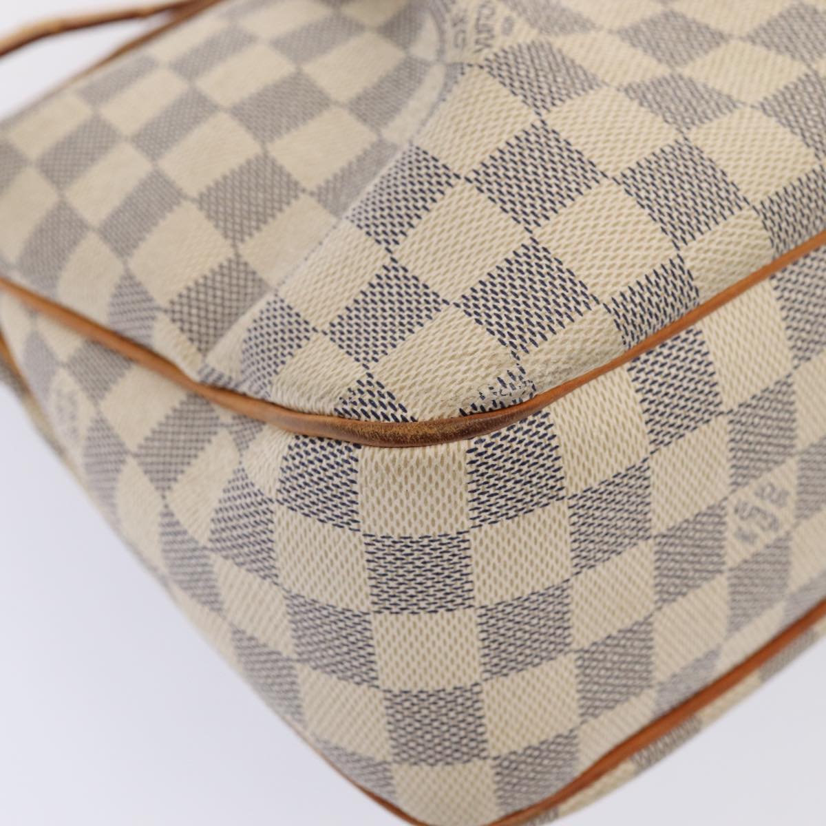 LOUIS VUITTON Damier Azur Siracusa PM Shoulder Bag N41113 LV Auth 79973