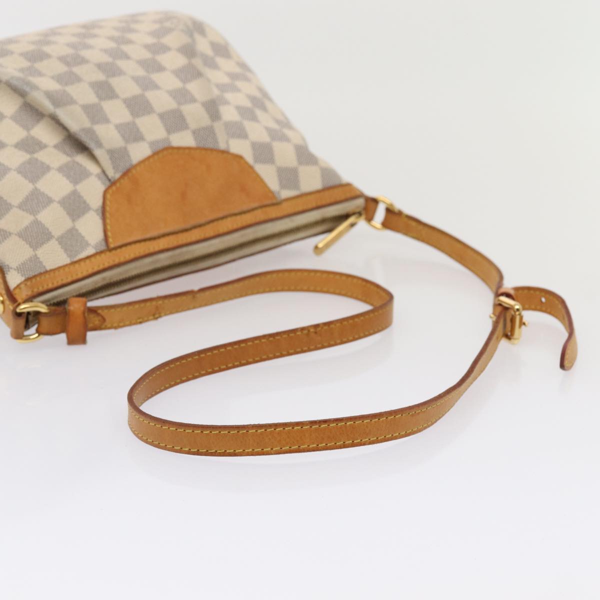 LOUIS VUITTON Damier Azur Siracusa PM Shoulder Bag N41113 LV Auth 79973