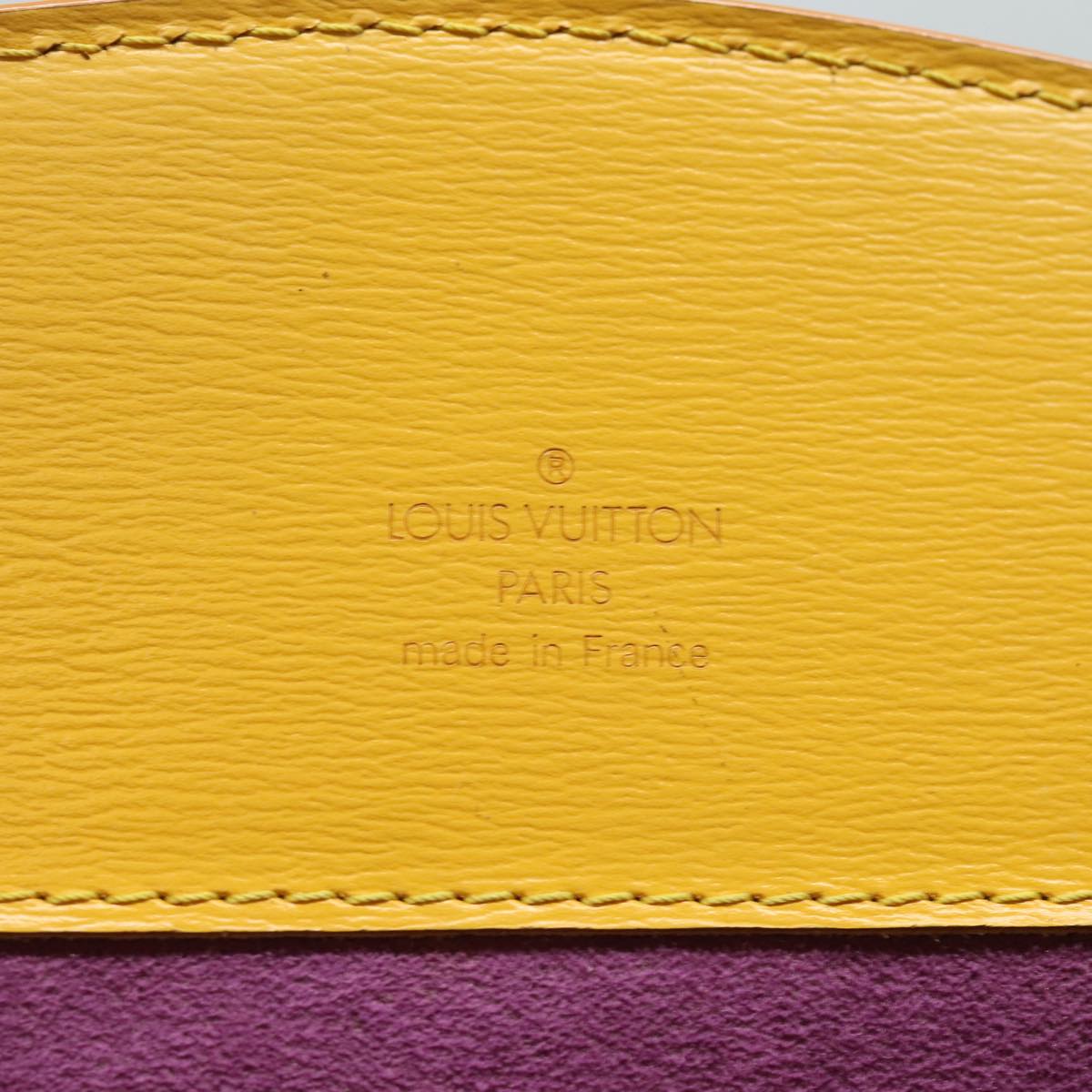 LOUIS VUITTON Epi Cluny Shoulder Bag Yellow M52259 LV Auth 79989