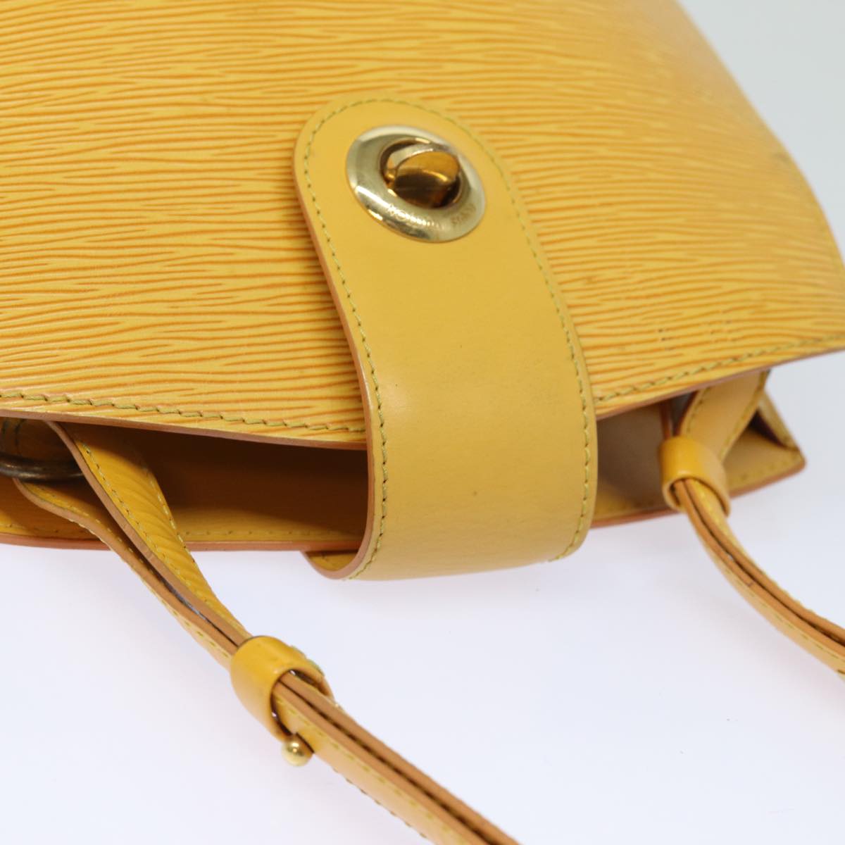 LOUIS VUITTON Epi Cluny Shoulder Bag Yellow M52259 LV Auth 79989