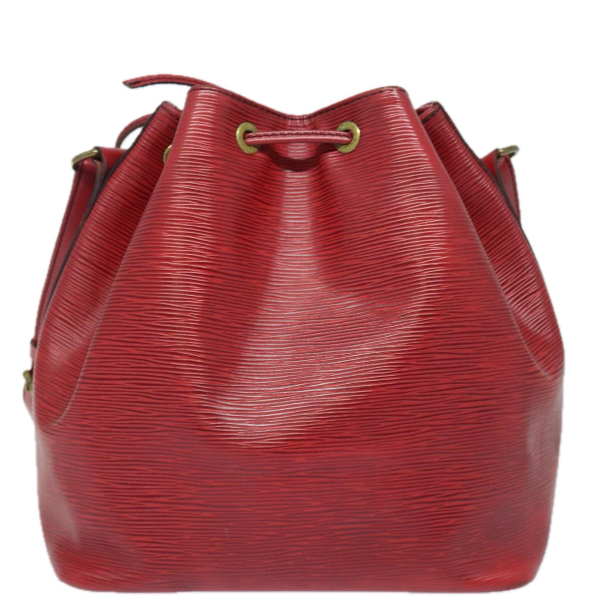 LOUIS VUITTON Epi Petit Noe Shoulder Bag Red M44107 LV Auth 79998 - 0