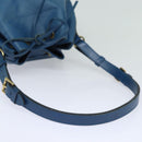 LOUIS VUITTON Epi Petit Noe Shoulder Bag Blue M44105 LV Auth 79999-8