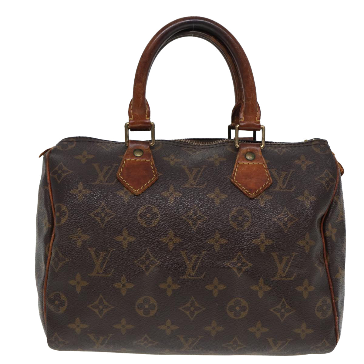 LOUIS VUITTON Monogram Speedy 25 Hand Bag M41528 LV Auth 80004