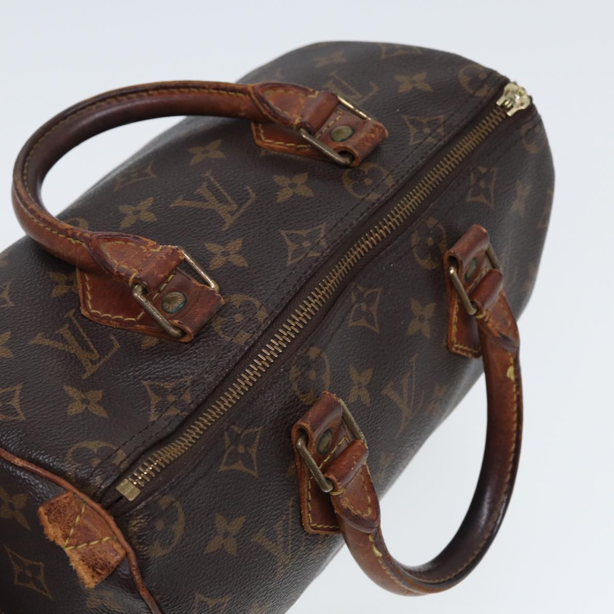 LOUIS VUITTON Monogram Speedy 25 Hand Bag M41528 LV Auth 80004