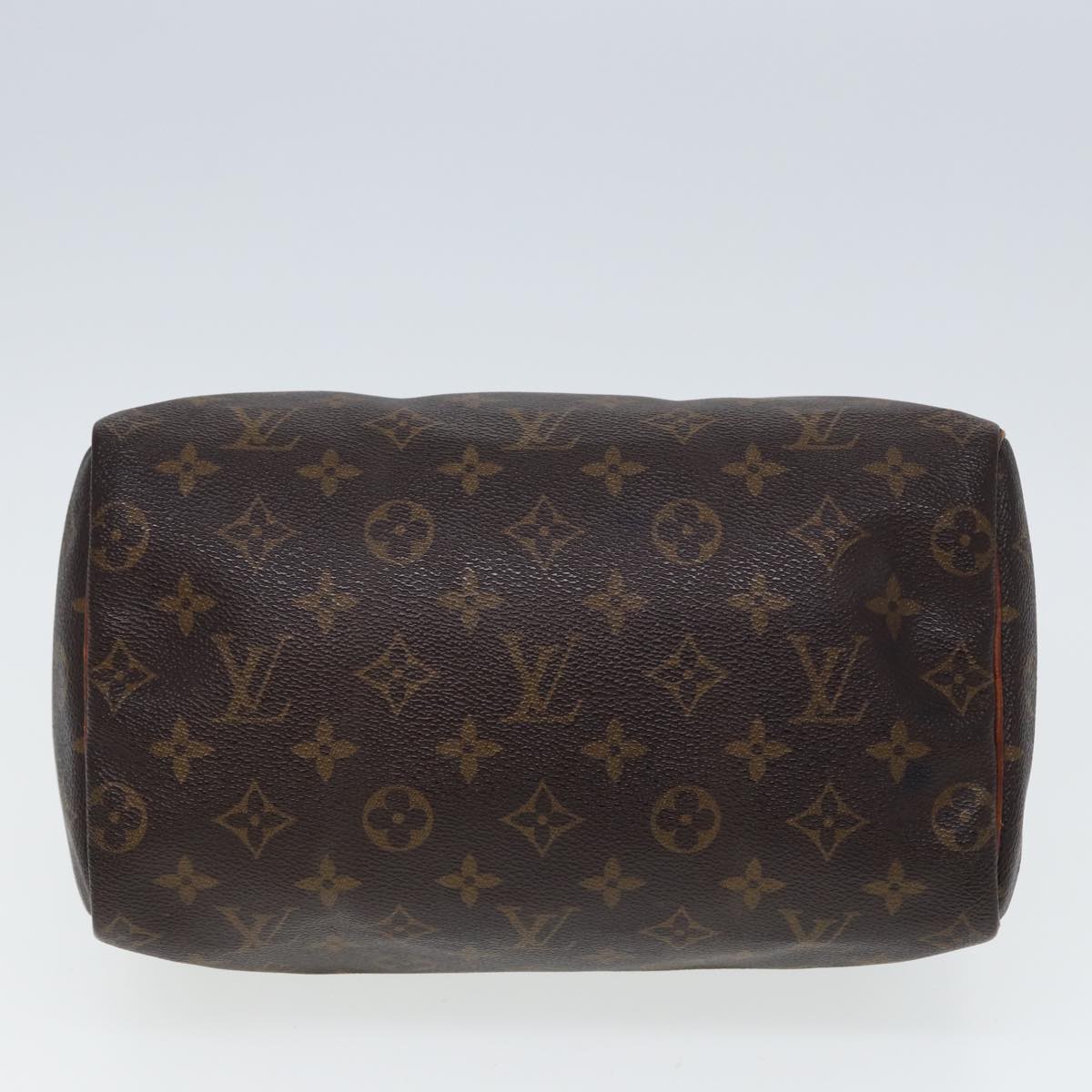 LOUIS VUITTON Monogram Speedy 25 Hand Bag M41528 LV Auth 80004