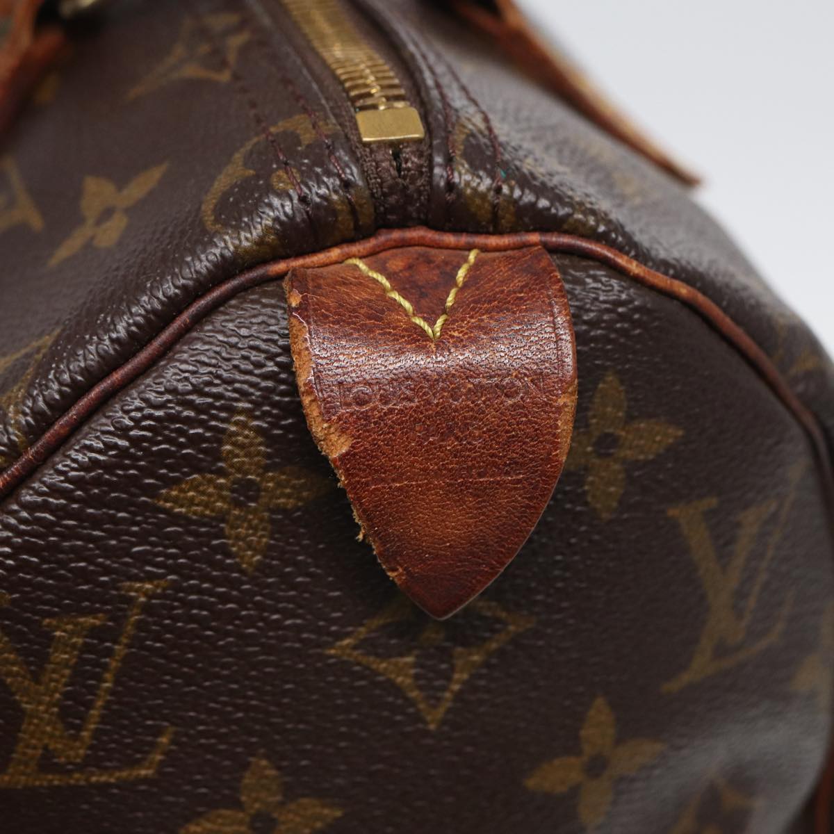 LOUIS VUITTON Monogram Speedy 25 Hand Bag M41528 LV Auth 80005