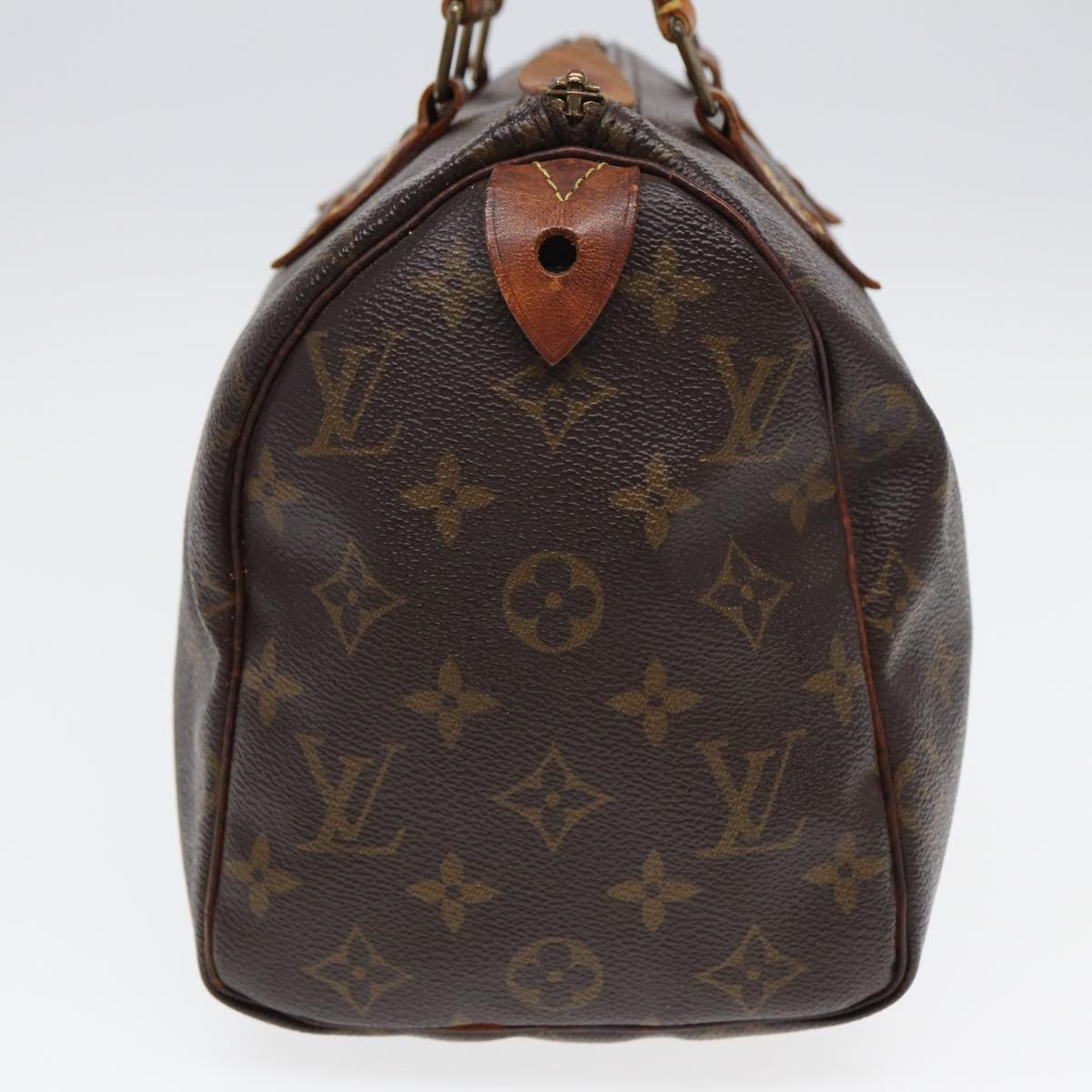 LOUIS VUITTON Monogram Speedy 25 Hand Bag M41528 LV Auth 80005