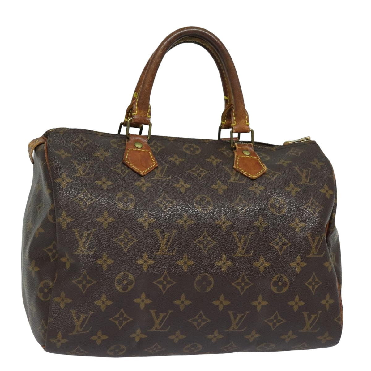 LOUIS VUITTON Monogram Speedy 30 Hand Bag M41526 LV Auth 80009