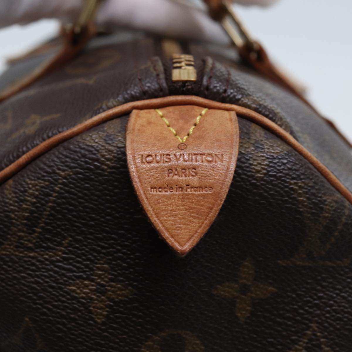 LOUIS VUITTON Monogram Speedy 30 Hand Bag M41526 LV Auth 80012