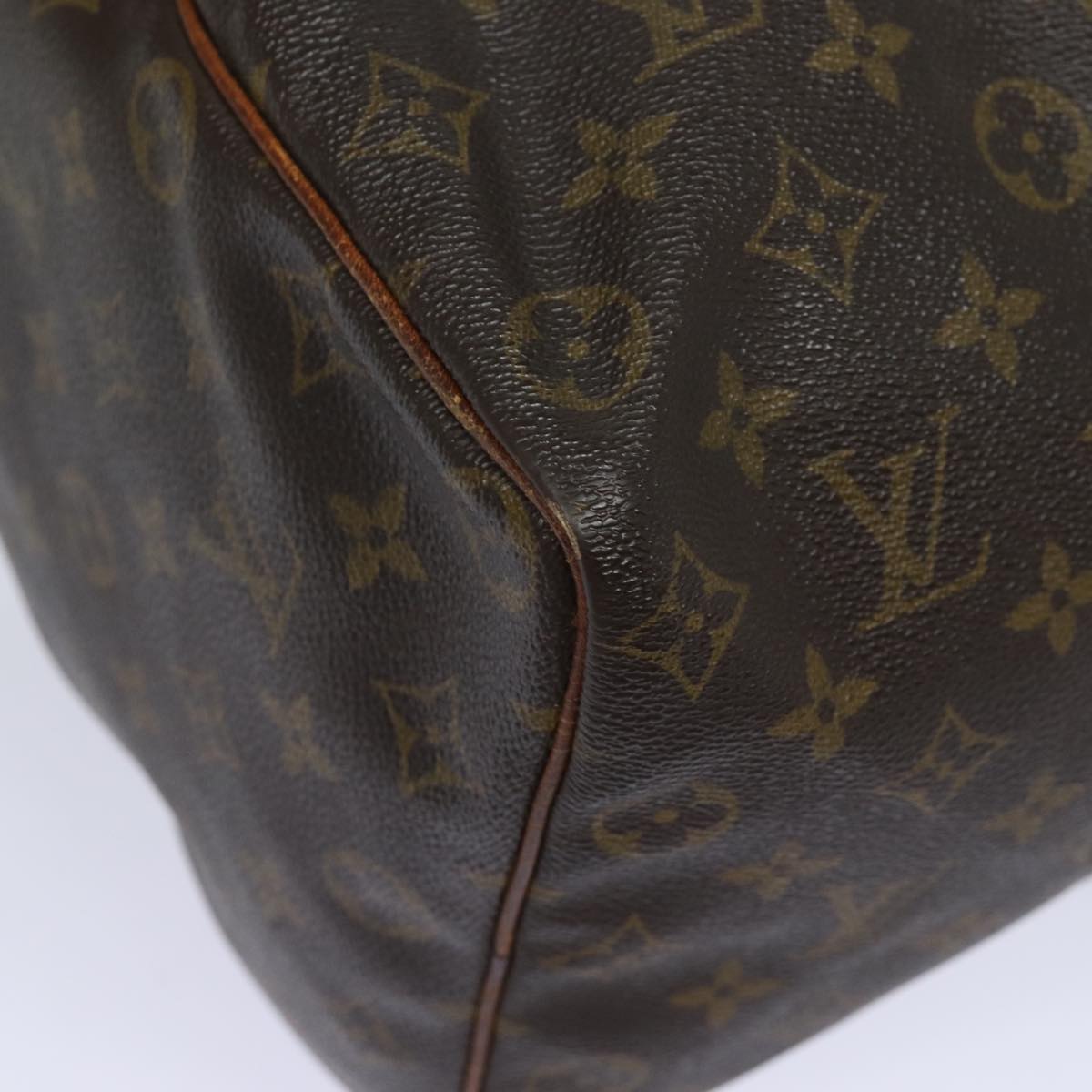 LOUIS VUITTON Monogram Speedy 35 Hand Bag M41524 LV Auth 80015