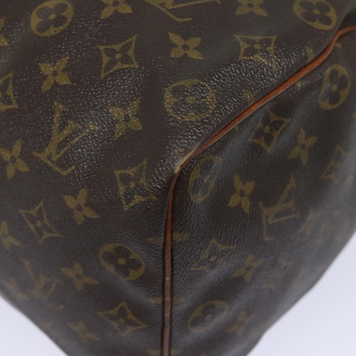 LOUIS VUITTON Monogram Speedy 35 Hand Bag M41524 LV Auth 80015