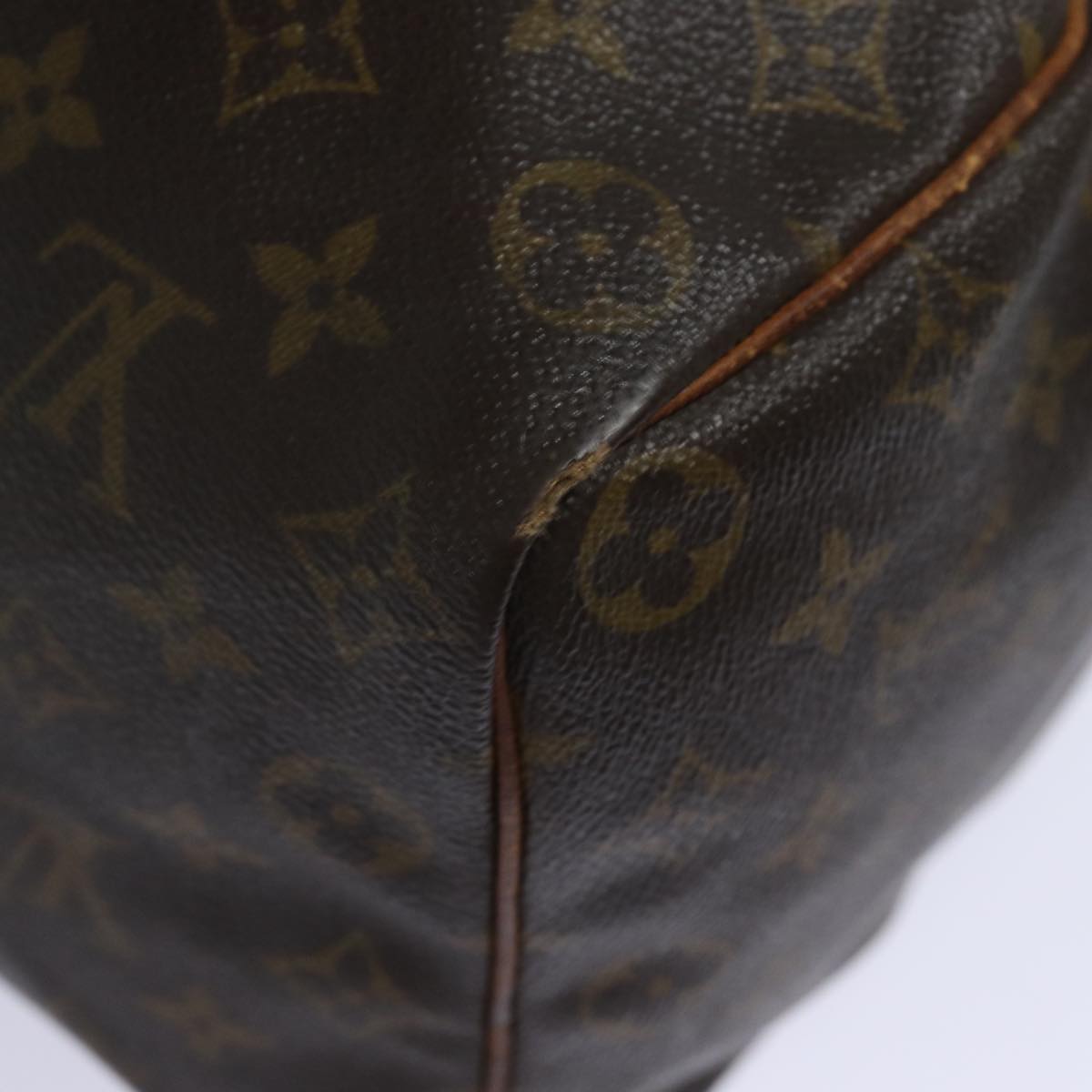 LOUIS VUITTON Monogram Speedy 35 Hand Bag M41524 LV Auth 80015