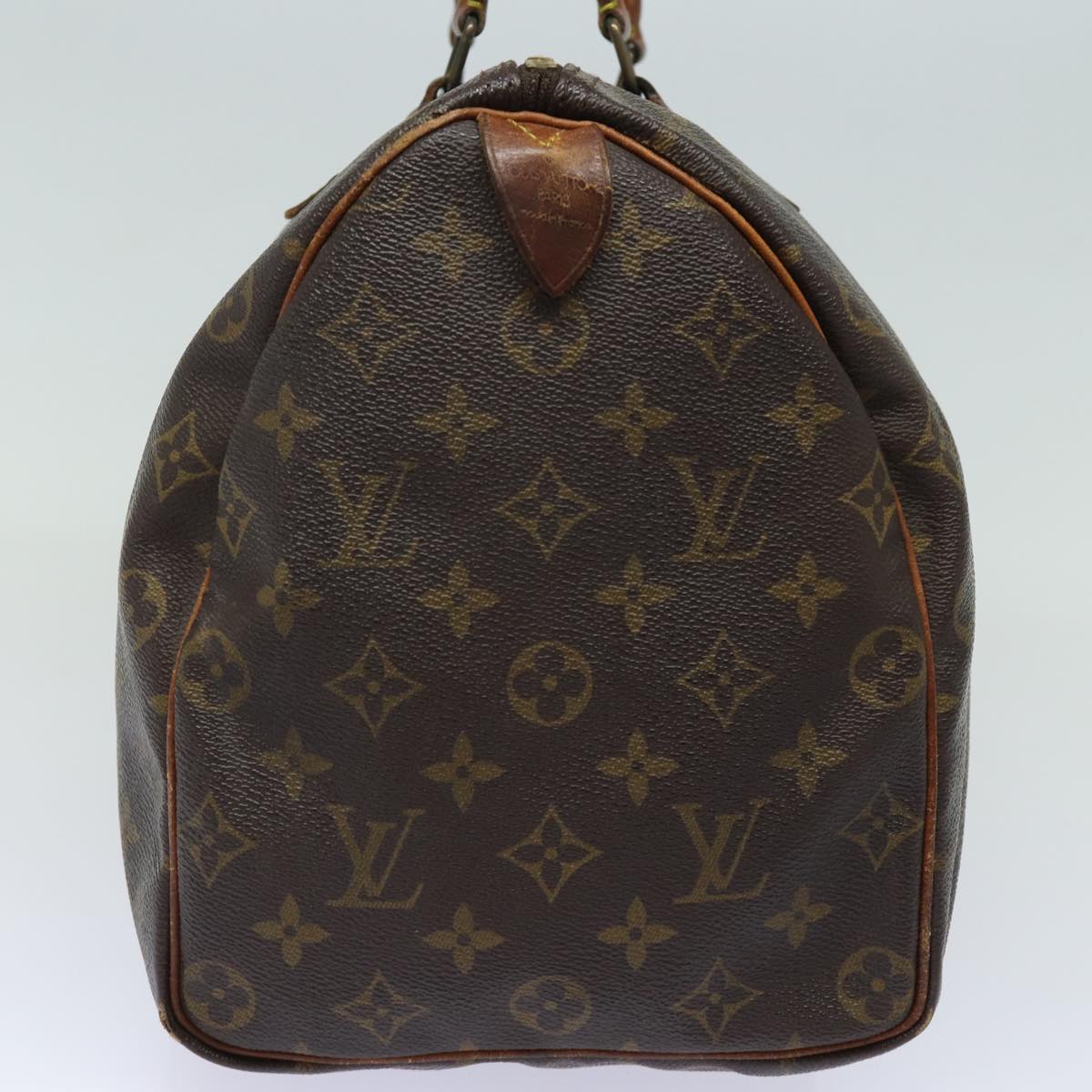 LOUIS VUITTON Monogram Speedy 35 Hand Bag M41524 LV Auth 80015