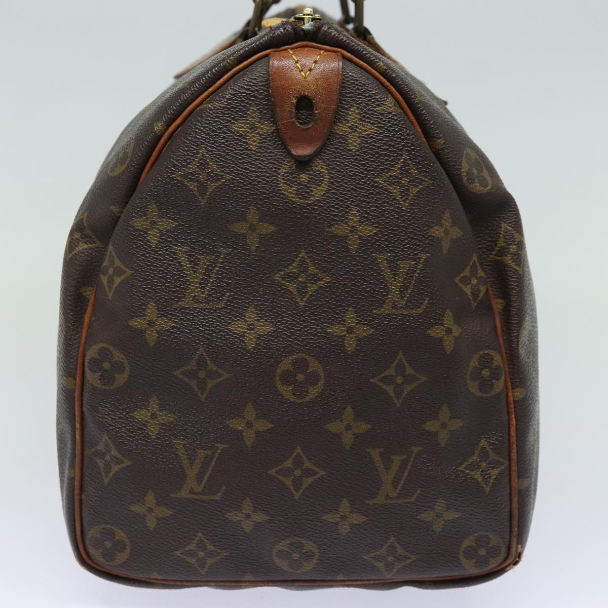 LOUIS VUITTON Monogram Speedy 35 Hand Bag M41524 LV Auth 80015