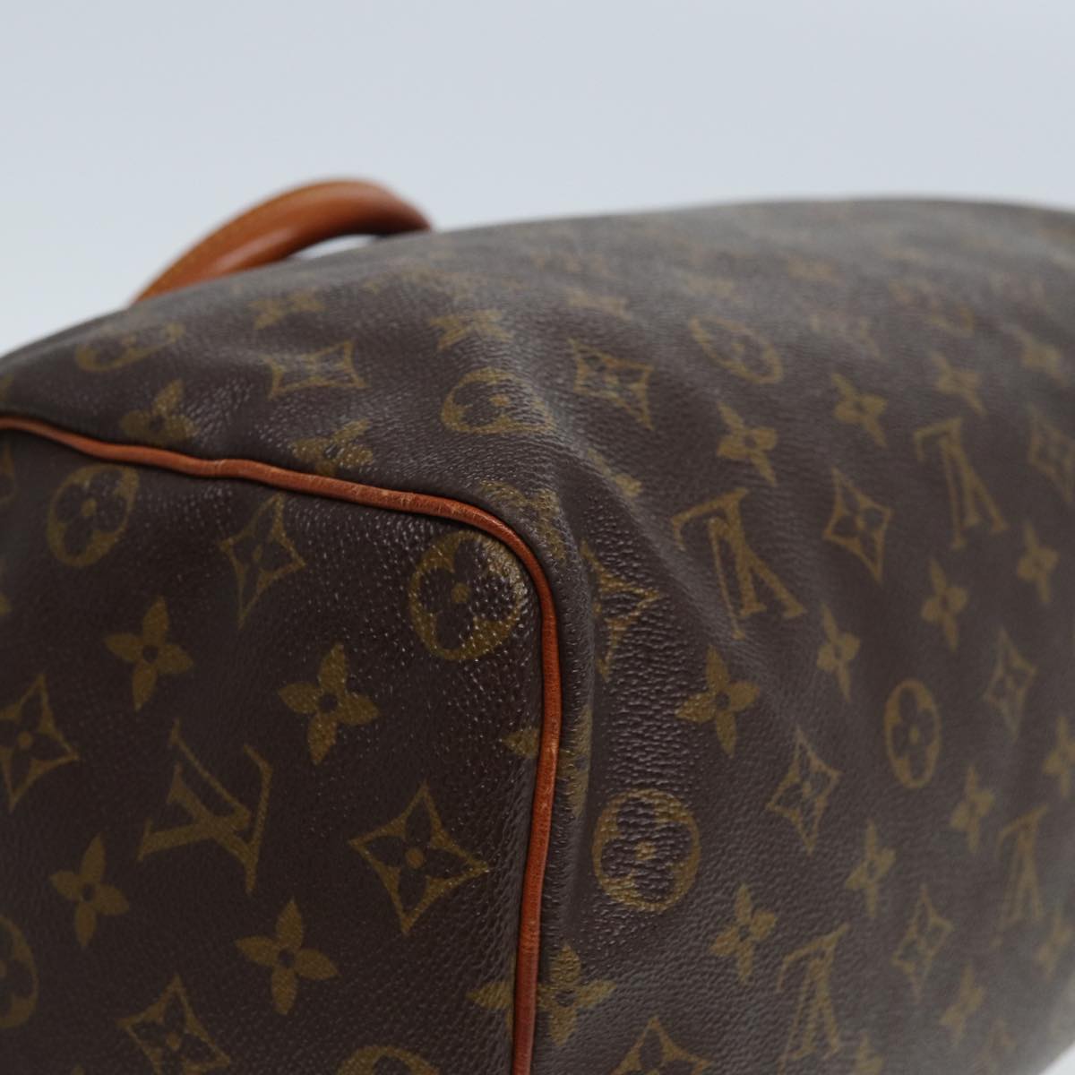 LOUIS VUITTON Monogram Speedy 35 Hand Bag M41524 LV Auth 80017