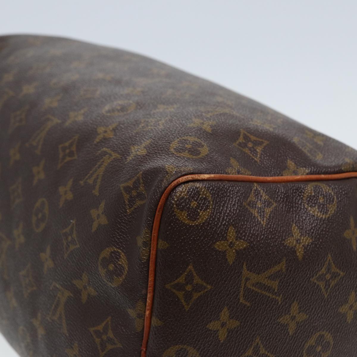 LOUIS VUITTON Monogram Speedy 35 Hand Bag M41524 LV Auth 80017