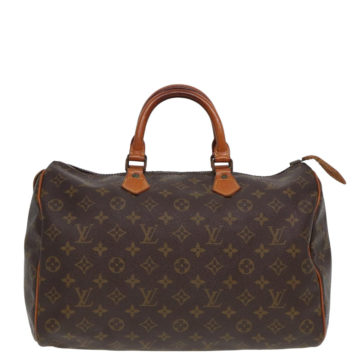 LOUIS VUITTON Monogram Speedy 35 Hand Bag M41524 LV Auth 80017