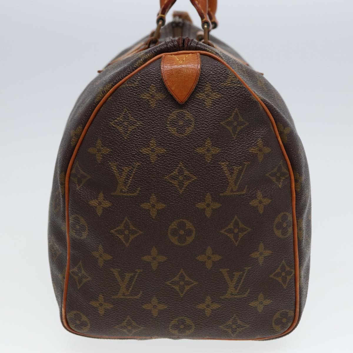 LOUIS VUITTON Monogram Speedy 35 Hand Bag M41524 LV Auth 80017