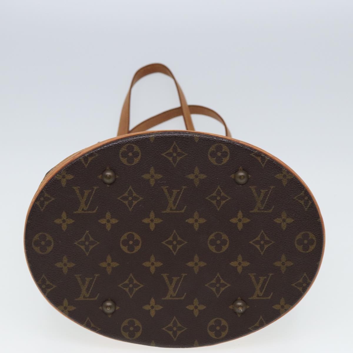 LOUIS VUITTON Monogram Bucket GM Shoulder Bag M42236 LV Auth 80018