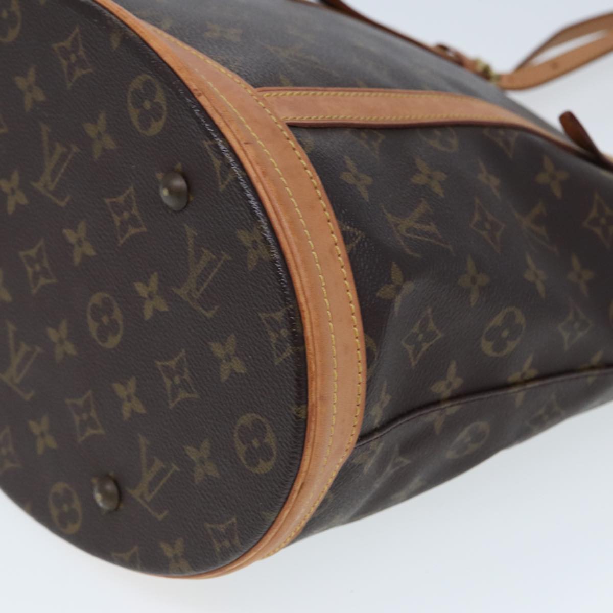 LOUIS VUITTON Monogram Bucket GM Shoulder Bag M42236 LV Auth 80018