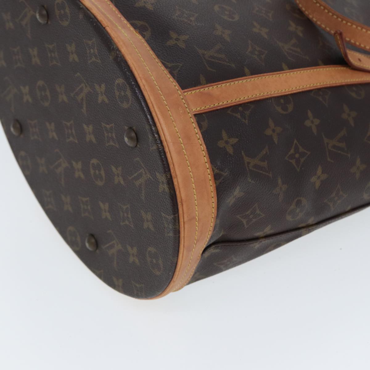 LOUIS VUITTON Monogram Bucket GM Shoulder Bag M42236 LV Auth 80018