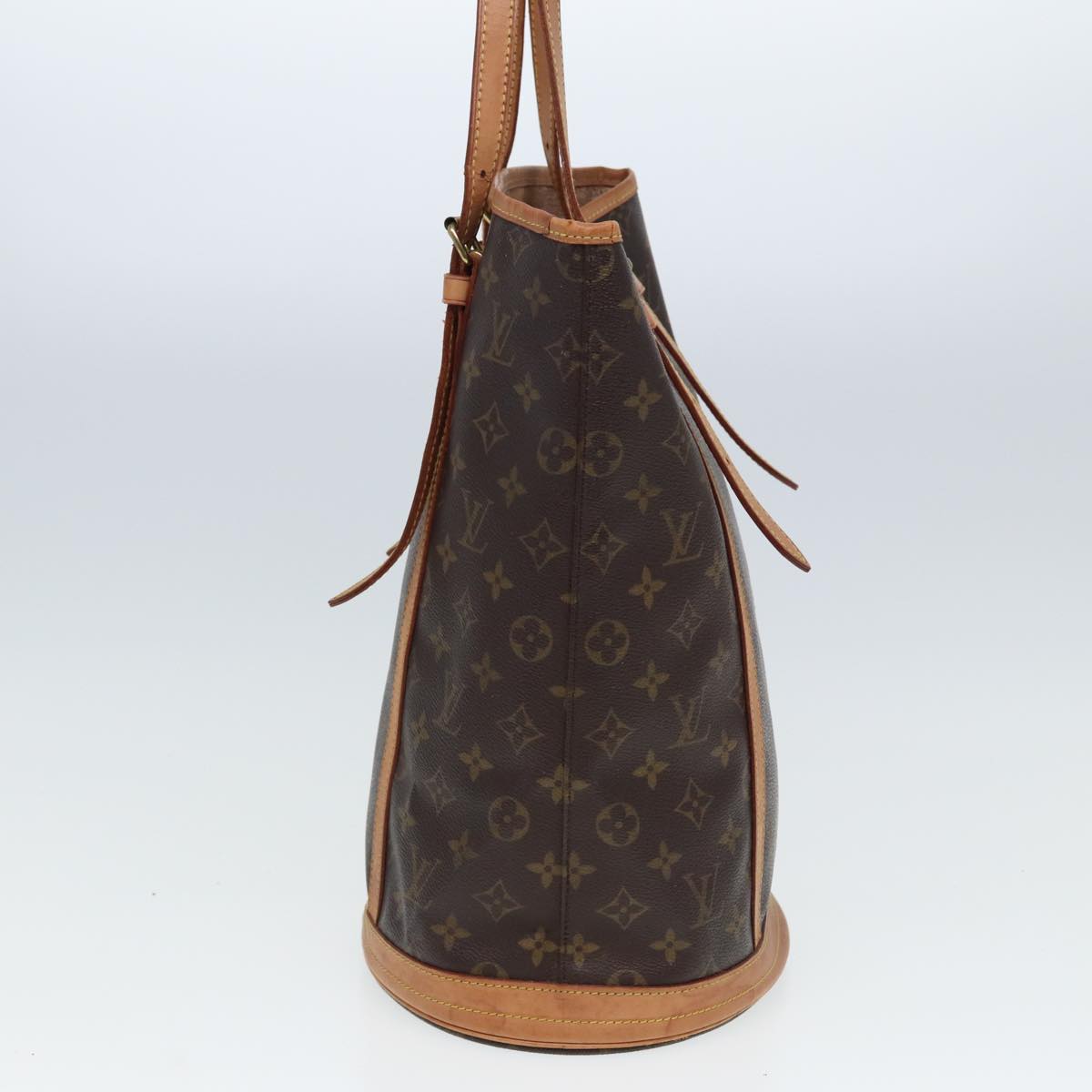 LOUIS VUITTON Monogram Bucket GM Shoulder Bag M42236 LV Auth 80018