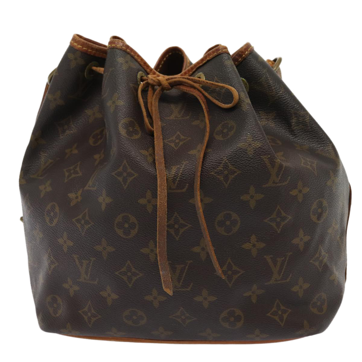 LOUIS VUITTON Monogram Petit Noe Shoulder Bag M42226 LV Auth 80026