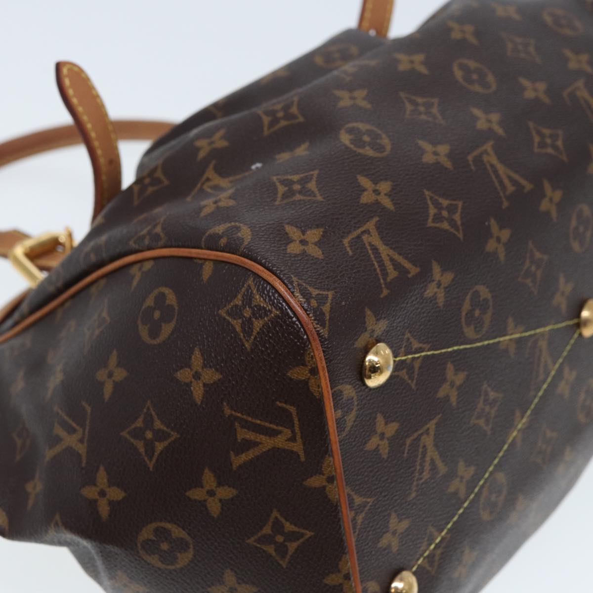 LOUIS VUITTON Monogram Tivori GM Hand Bag M40144 LV Auth 80034