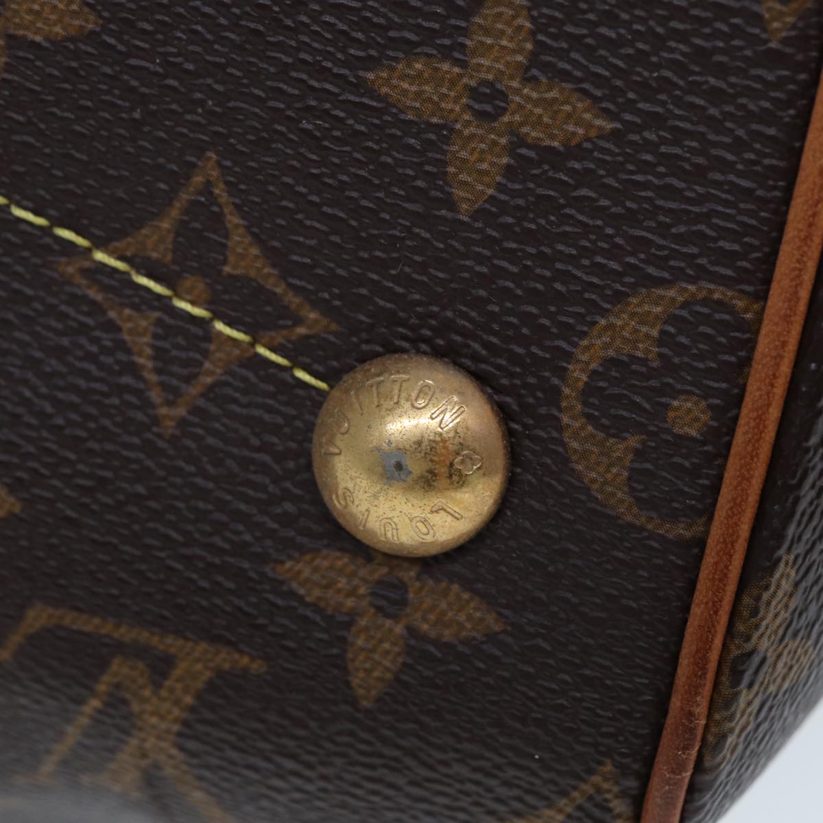 LOUIS VUITTON Monogram Tivori GM Hand Bag M40144 LV Auth 80034