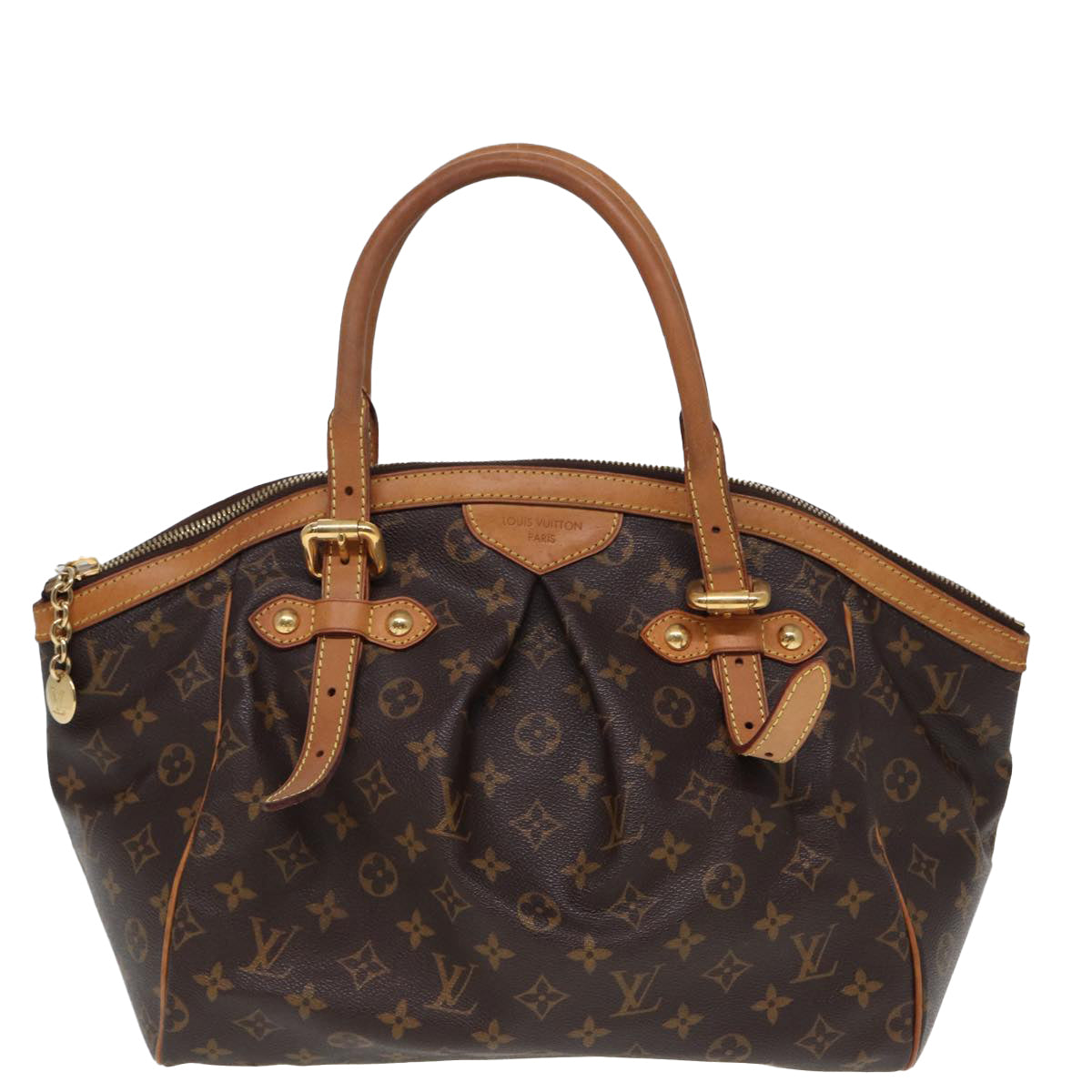 LOUIS VUITTON Monogram Tivori GM Hand Bag M40144 LV Auth 80034