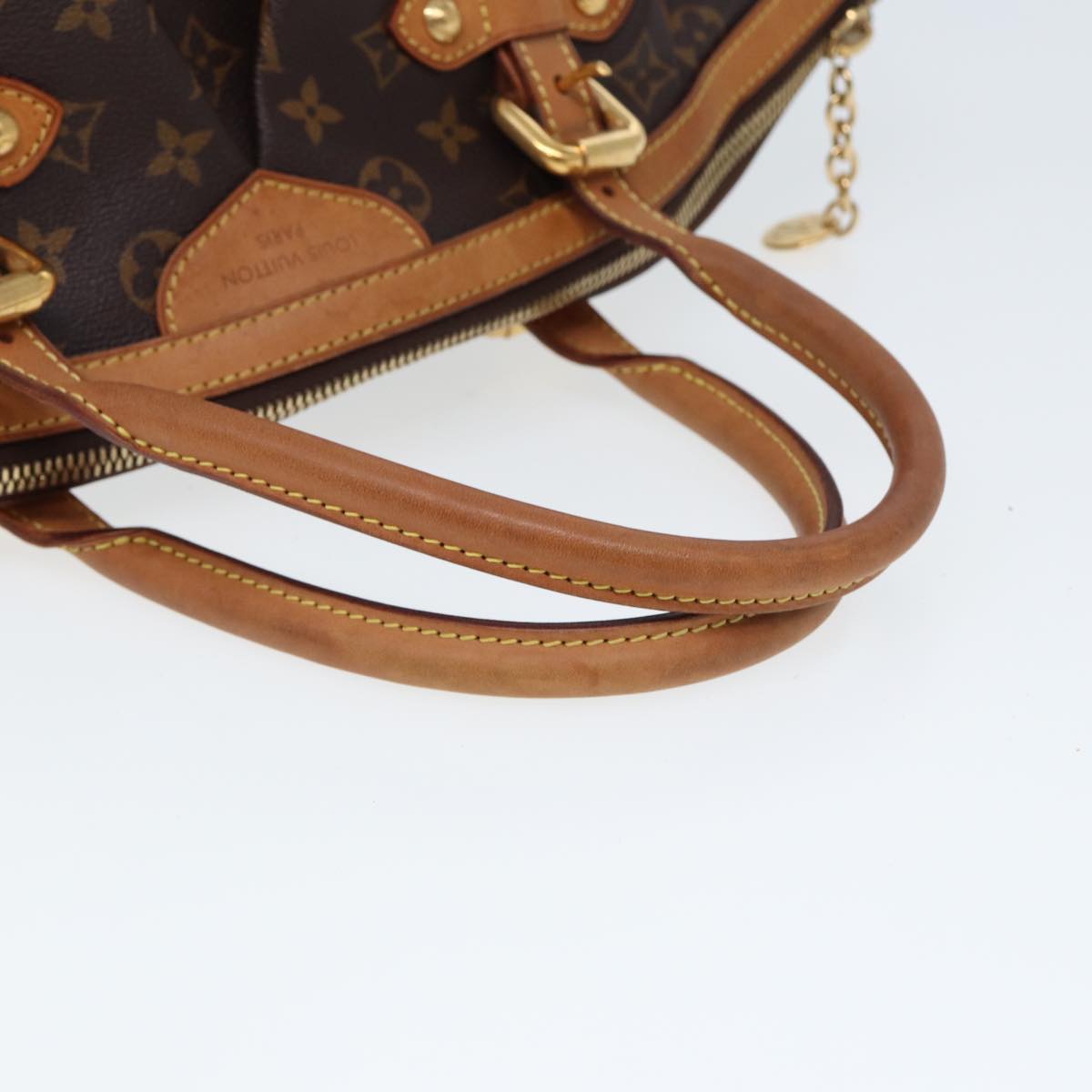 LOUIS VUITTON Monogram Tivori GM Hand Bag M40144 LV Auth 80034