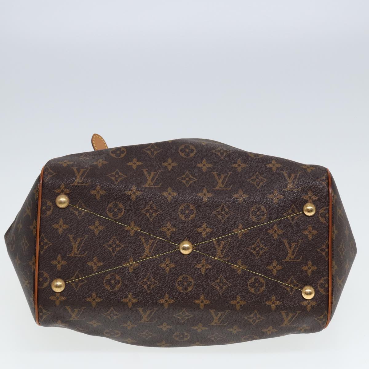 LOUIS VUITTON Monogram Tivori GM Hand Bag M40144 LV Auth 80034