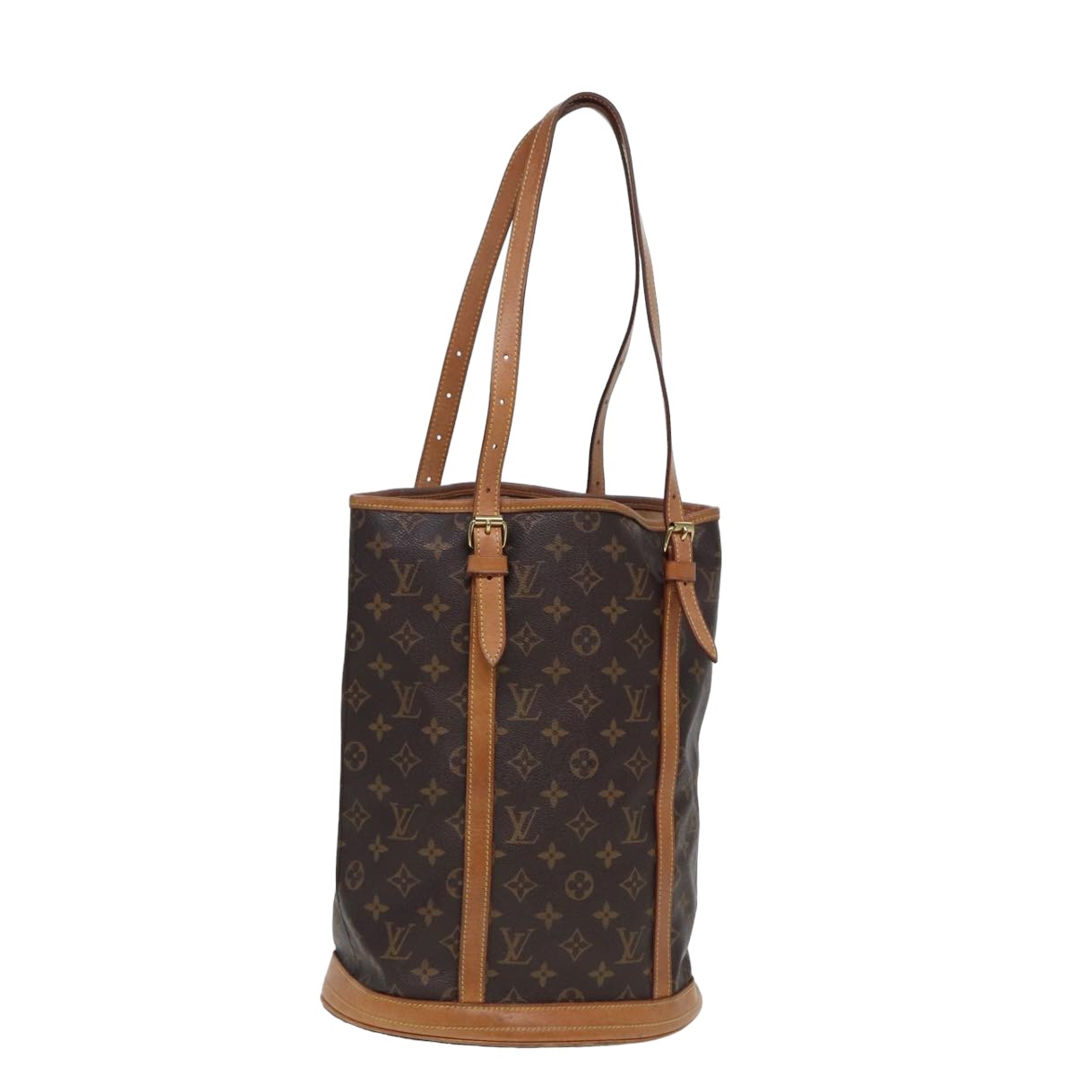 LOUIS VUITTON Monogram Bucket GM Shoulder Bag M42236 LV Auth 80041