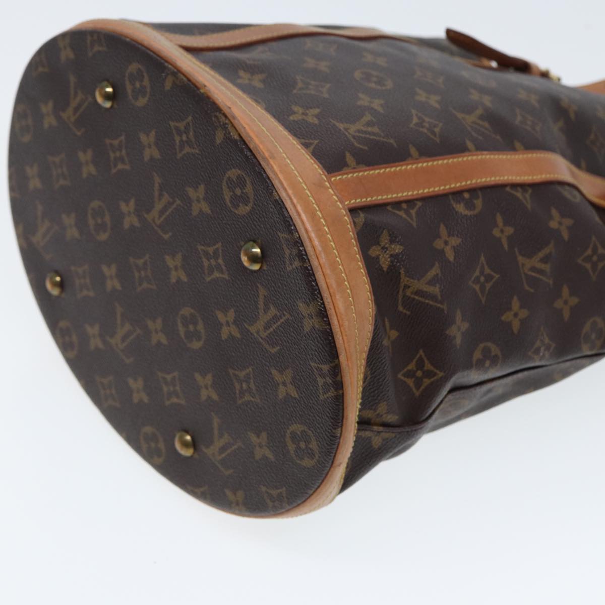 LOUIS VUITTON Monogram Bucket GM Shoulder Bag M42236 LV Auth 80041