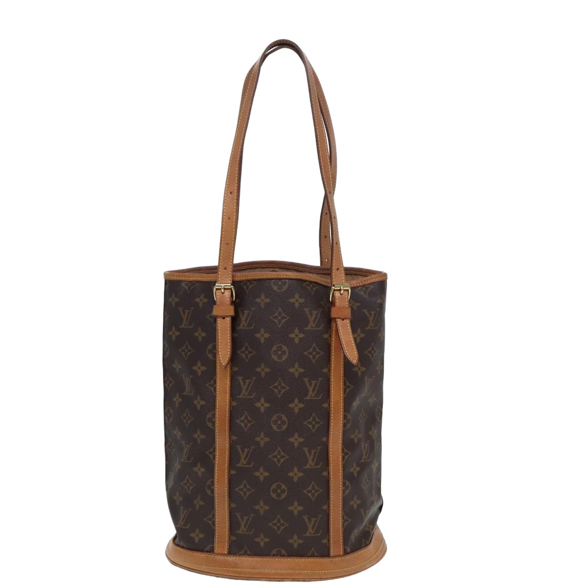 LOUIS VUITTON Monogram Bucket GM Shoulder Bag M42236 LV Auth 80041