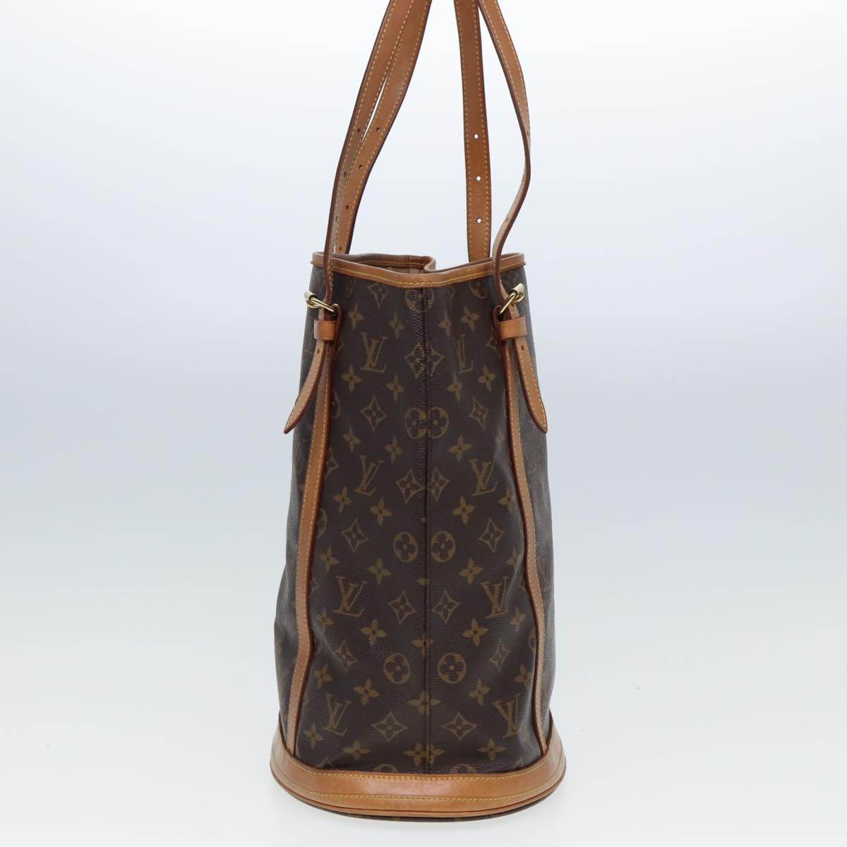 LOUIS VUITTON Monogram Bucket GM Shoulder Bag M42236 LV Auth 80041