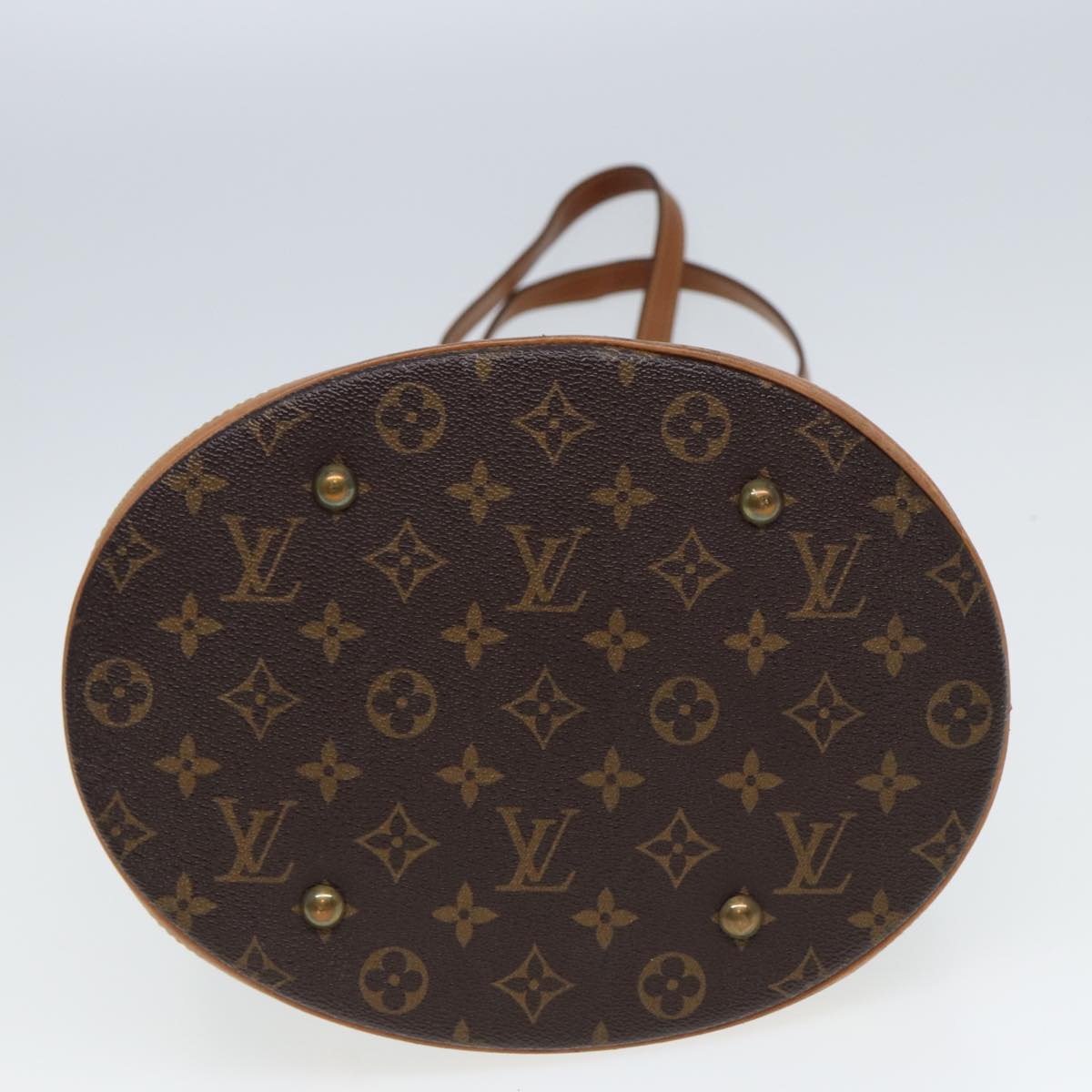 LOUIS VUITTON Monogram Bucket GM Shoulder Bag M42236 LV Auth 80041