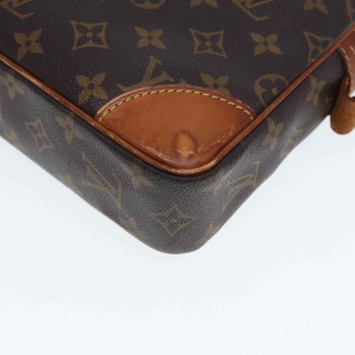 LOUIS VUITTON Monogram Porte Documents Voyage Hand Bag M53361 Auth 80045