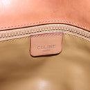 CELINE Macadam Canvas Shoulder Bag Beige Auth 80064-17