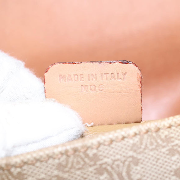 CELINE Macadam Canvas Umhängetasche Beige Auth 80064