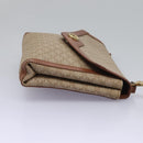 CELINE Macadam Canvas Shoulder Bag Beige Auth 80064-5