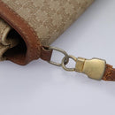CELINE Macadam Canvas Shoulder Bag Beige Auth 80064-8