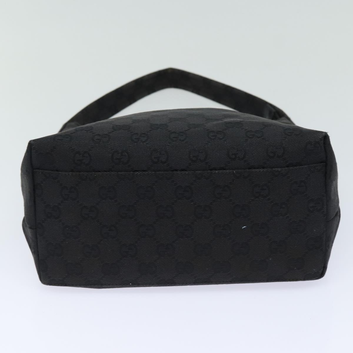 GUCCI GG Canvas Shoulder Bag Black 001 3386 Auth 80141