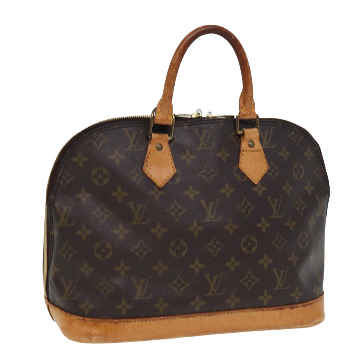 LOUIS VUITTON Monogram Alma Hand Bag M51130 LV Auth 80156